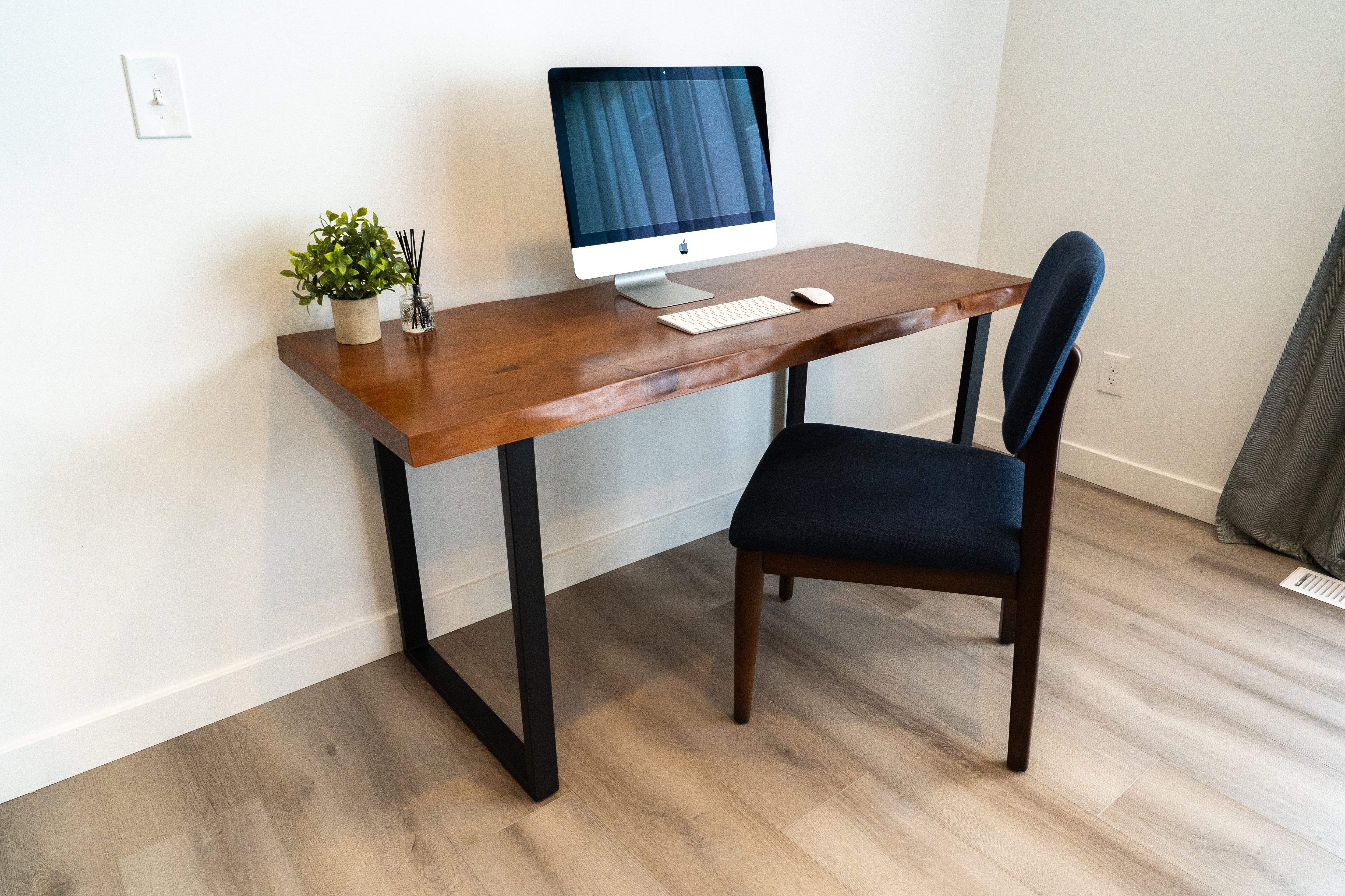 Live-Edge Walnut Desk - Variety Leg Options