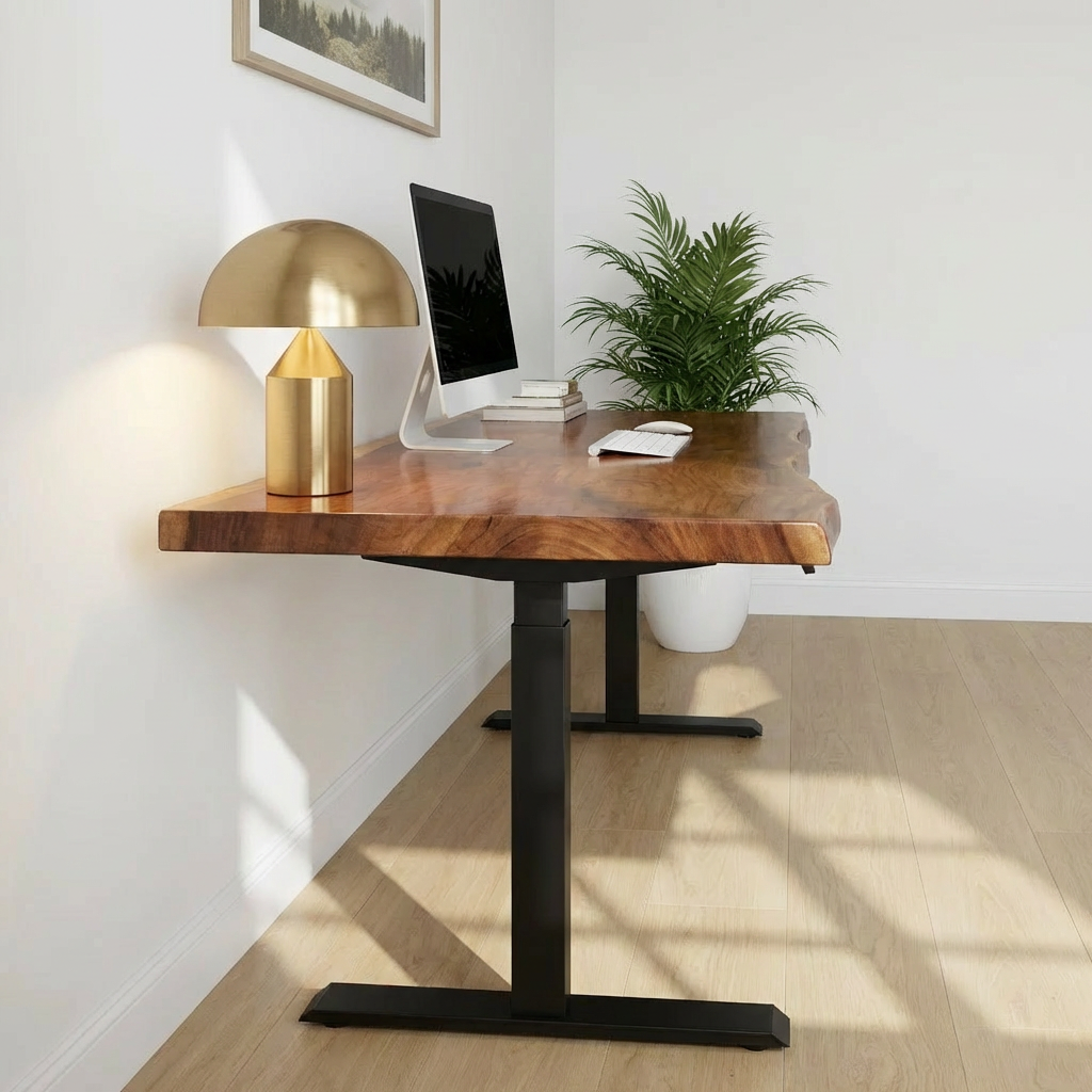 Standing Desk - Live-Edge Walnut