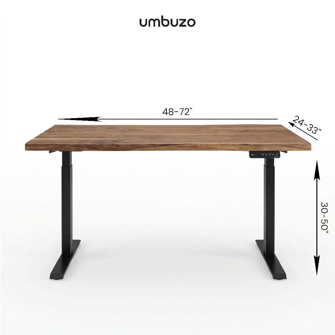 Standing Desk - Live-Edge Walnut