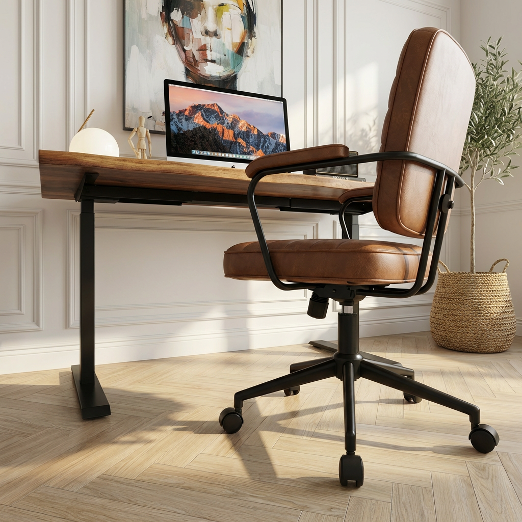 Standing Desk - Live-Edge Walnut Acacia