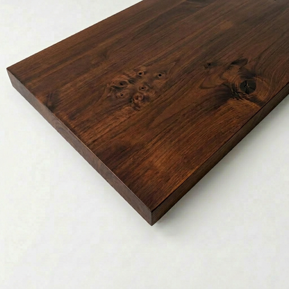 2" DIY Wood Table Top - Walnut Color, Solid Wood