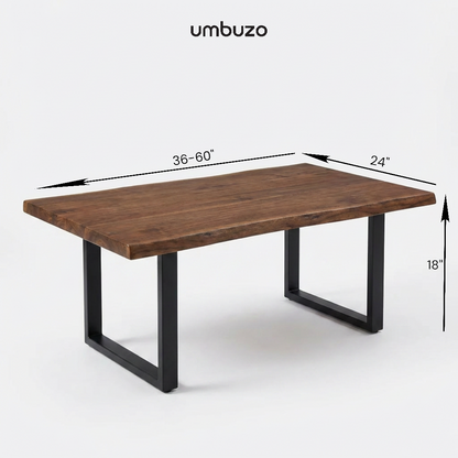 Live-Edge Walnut Acacia Coffee Table