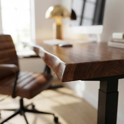 Standing Desk - Live-Edge Walnut