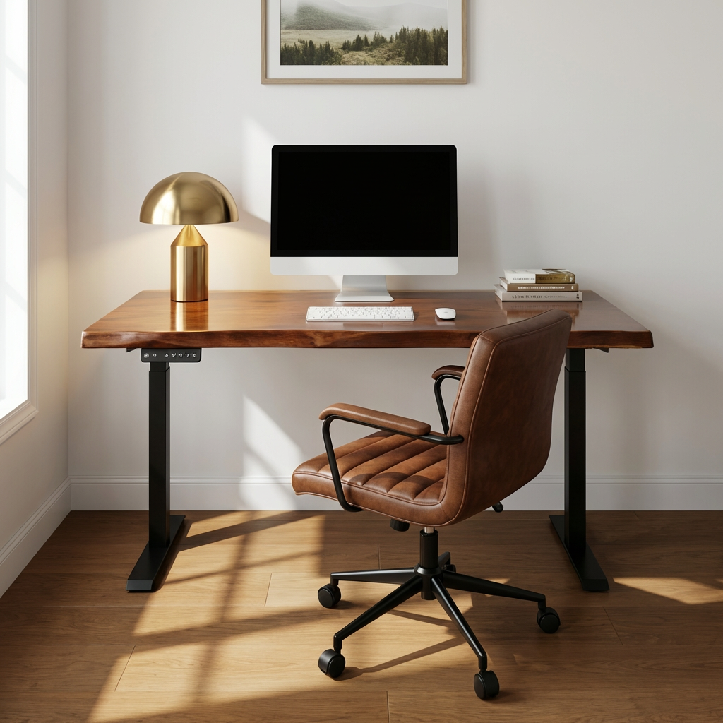 Standing Desk - Live-Edge Walnut