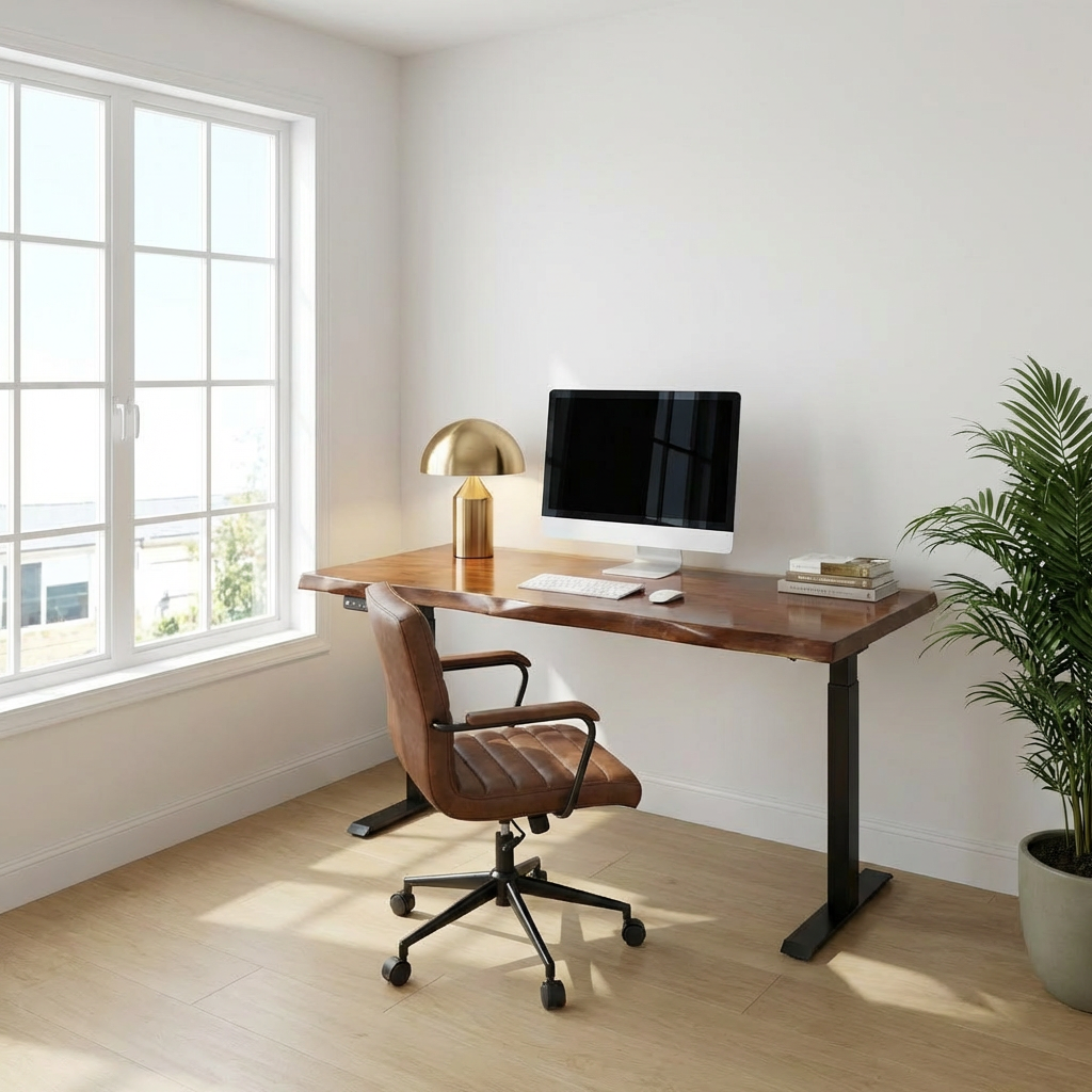 Standing Desk - Live-Edge Walnut