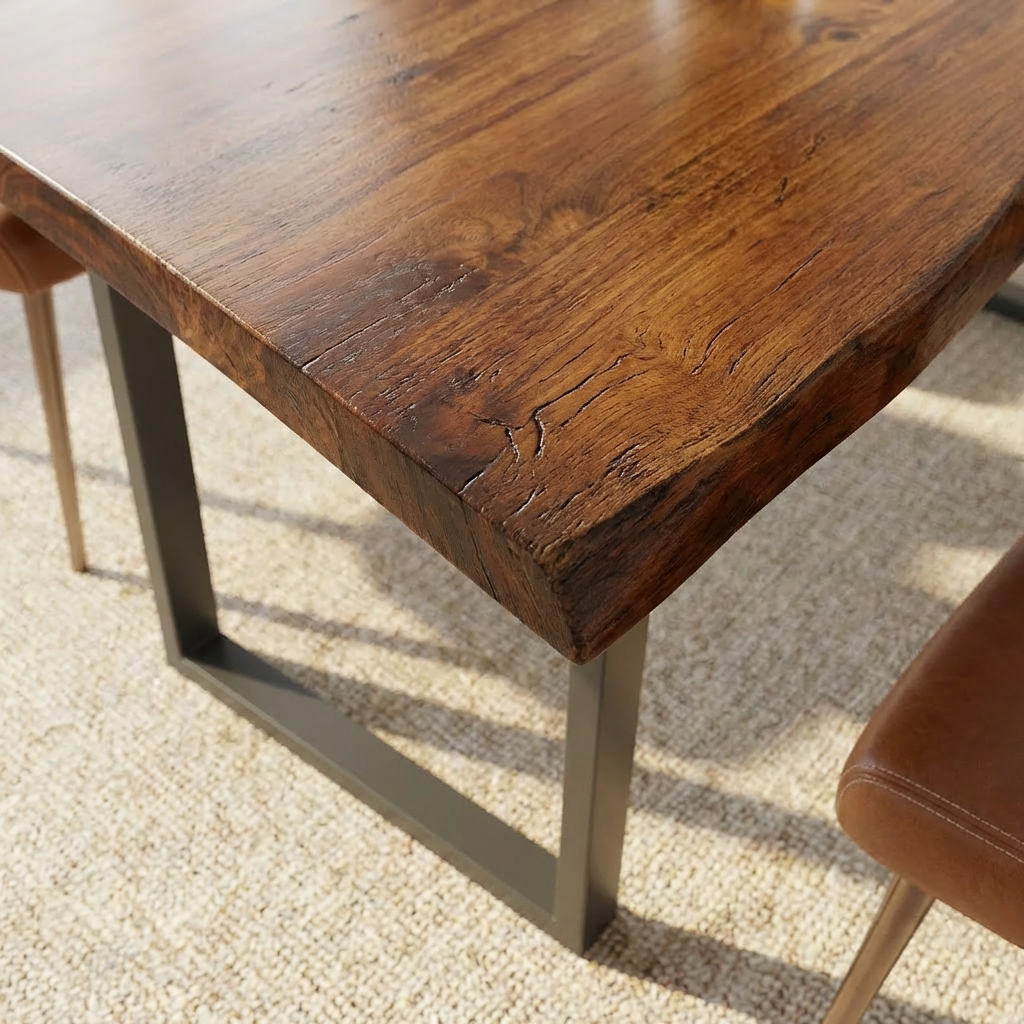 Live-Edge Walnut Dining Table