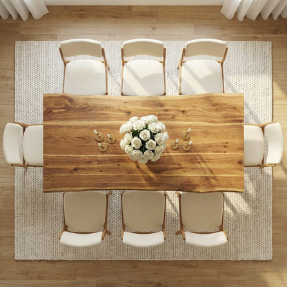 Live-Edge Teak Dining Table