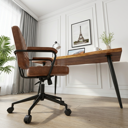 Live-Edge Walnut Acacia Desk - Variety Leg Options