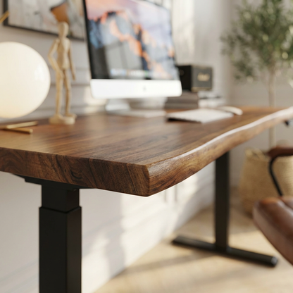 Standing Desk - Live-Edge Walnut Acacia