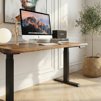 Standing Desk - Live-Edge Walnut Acacia