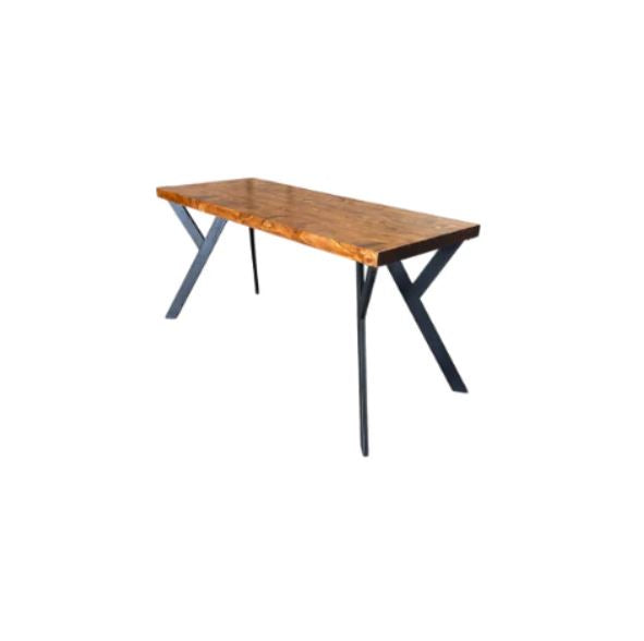 Modernize your workspace! Fast-shipping steel Y-legs elevate desks & dining tables.