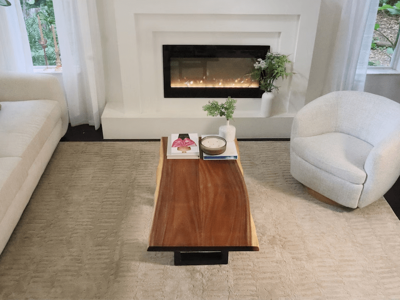 Exotic Hardwood Live Edge Coffee Table - UMBUZÖ