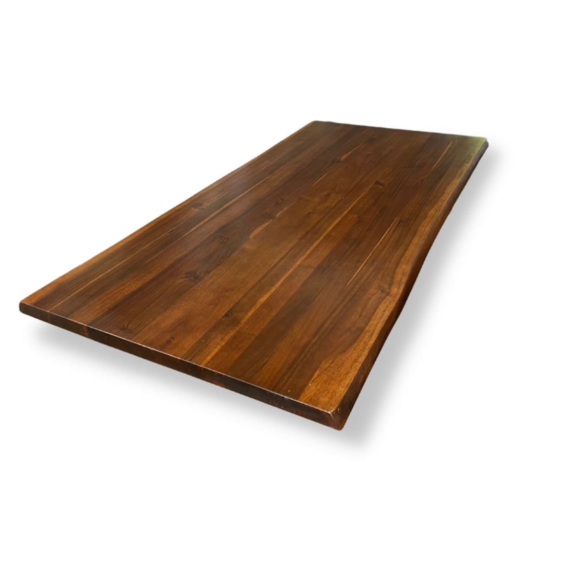 Live Edge Teak Dining Table - Earthy, neutral dining table - UMBUZÖ