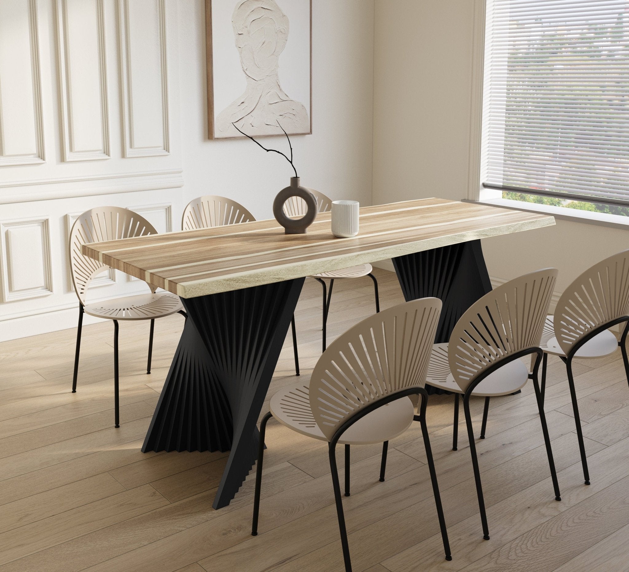 Luxury Solid Teak Dining Table - UMBUZÖ