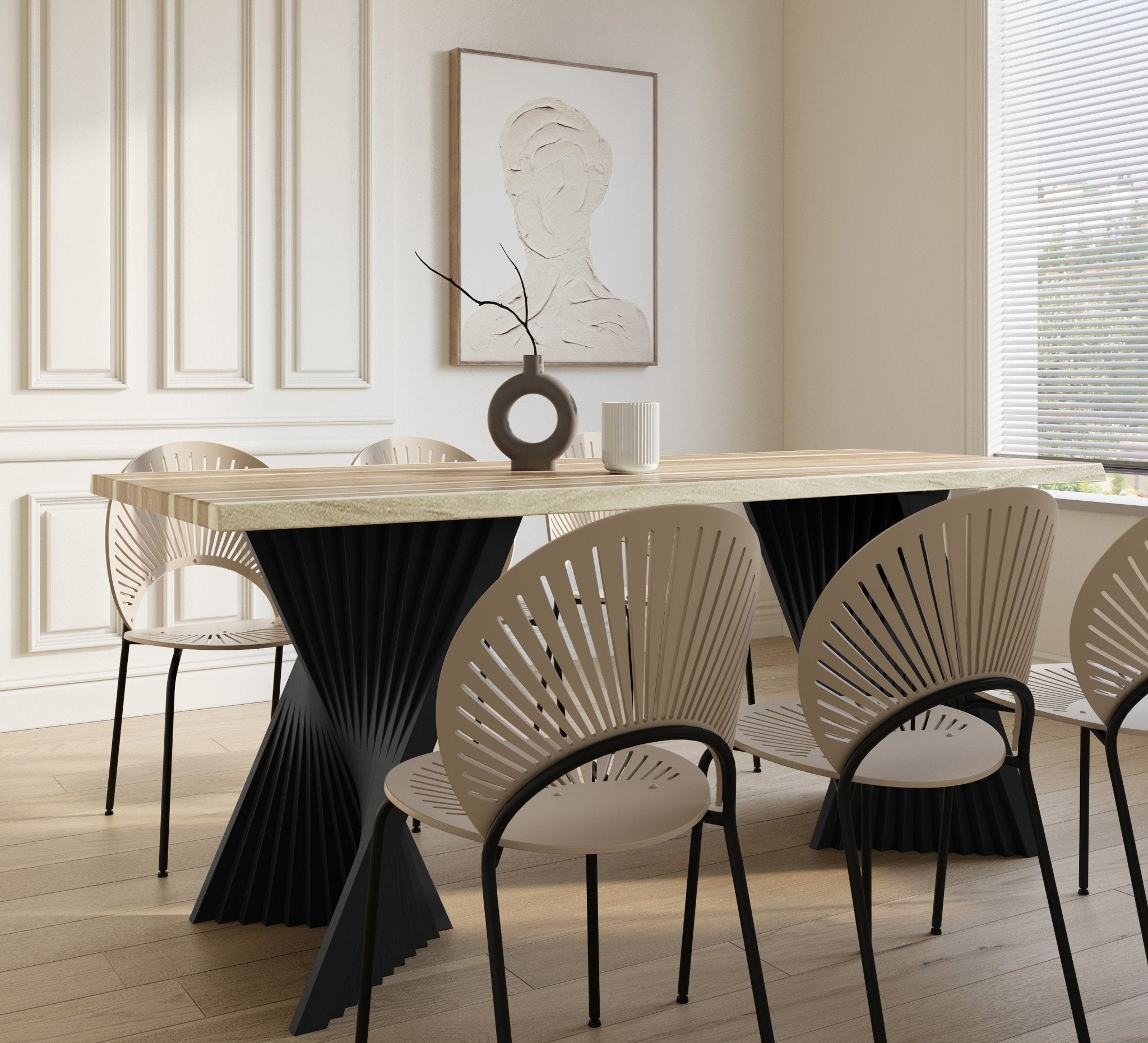 Luxury Solid Teak Dining Table - UMBUZÖ