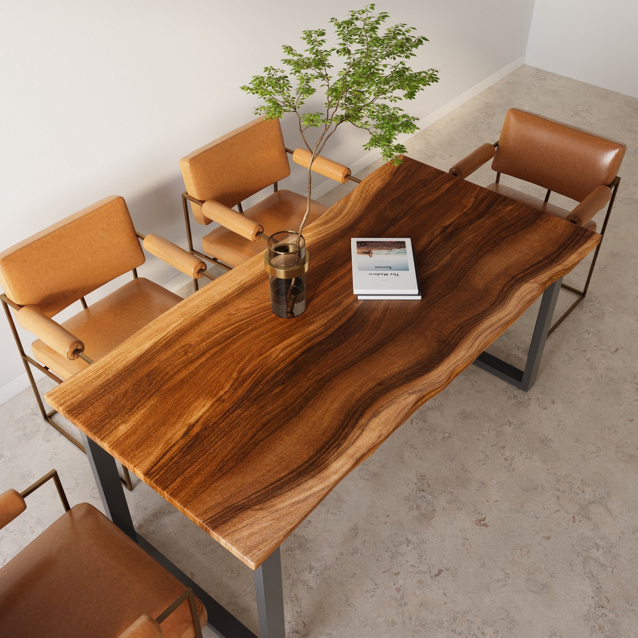 Walnut Live Edge Dining Table - UMBUZÖ