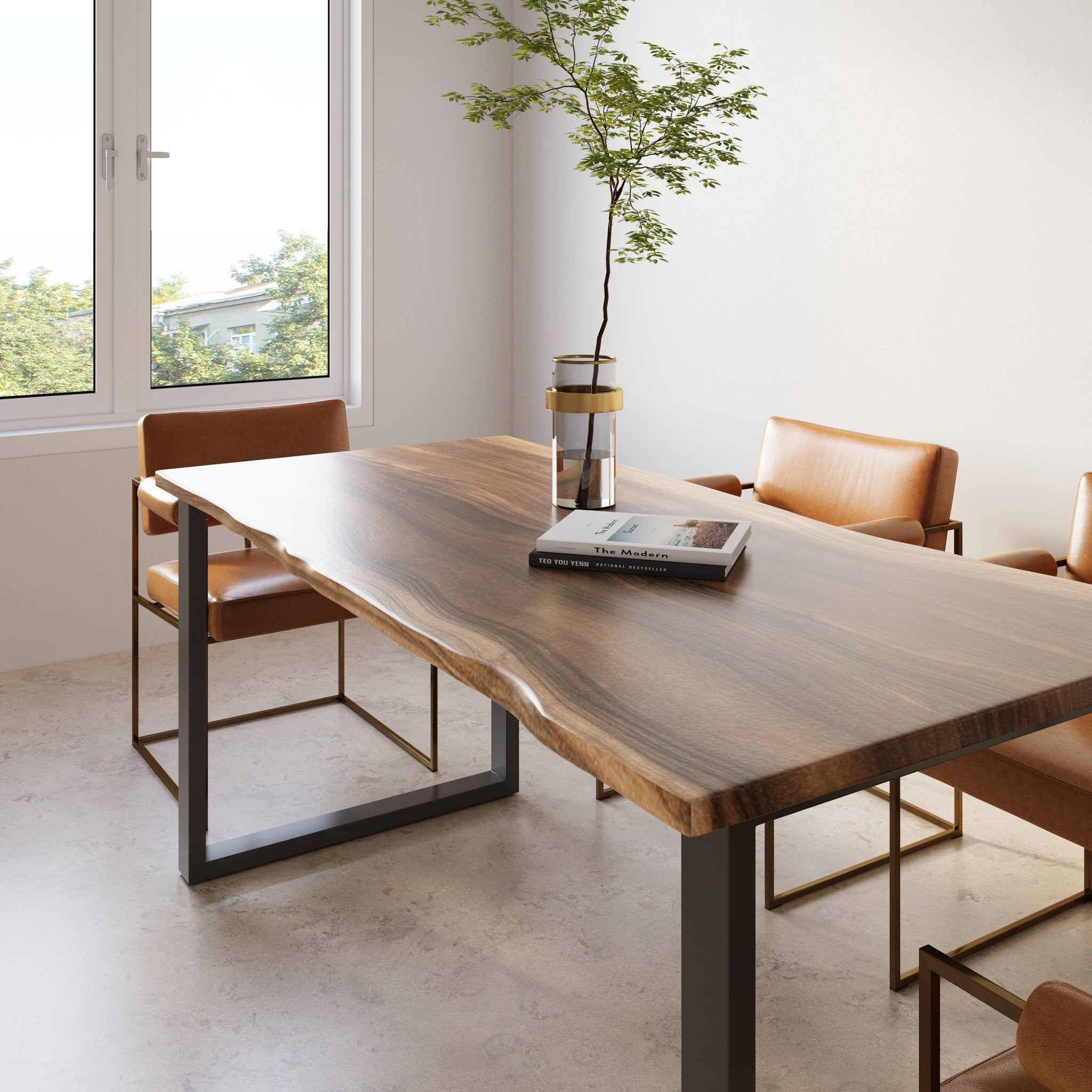 Walnut Live Edge Dining Table - UMBUZÖ