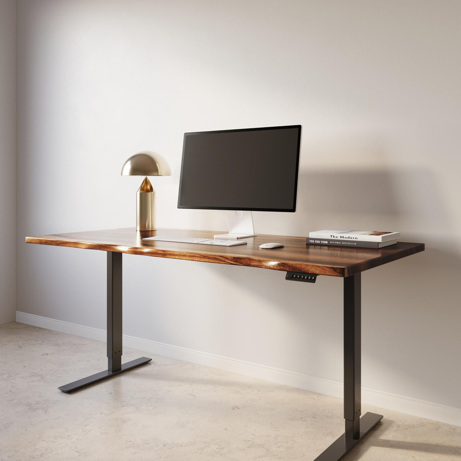 Walnut Live Edge Standing Desk - UMBUZÖ