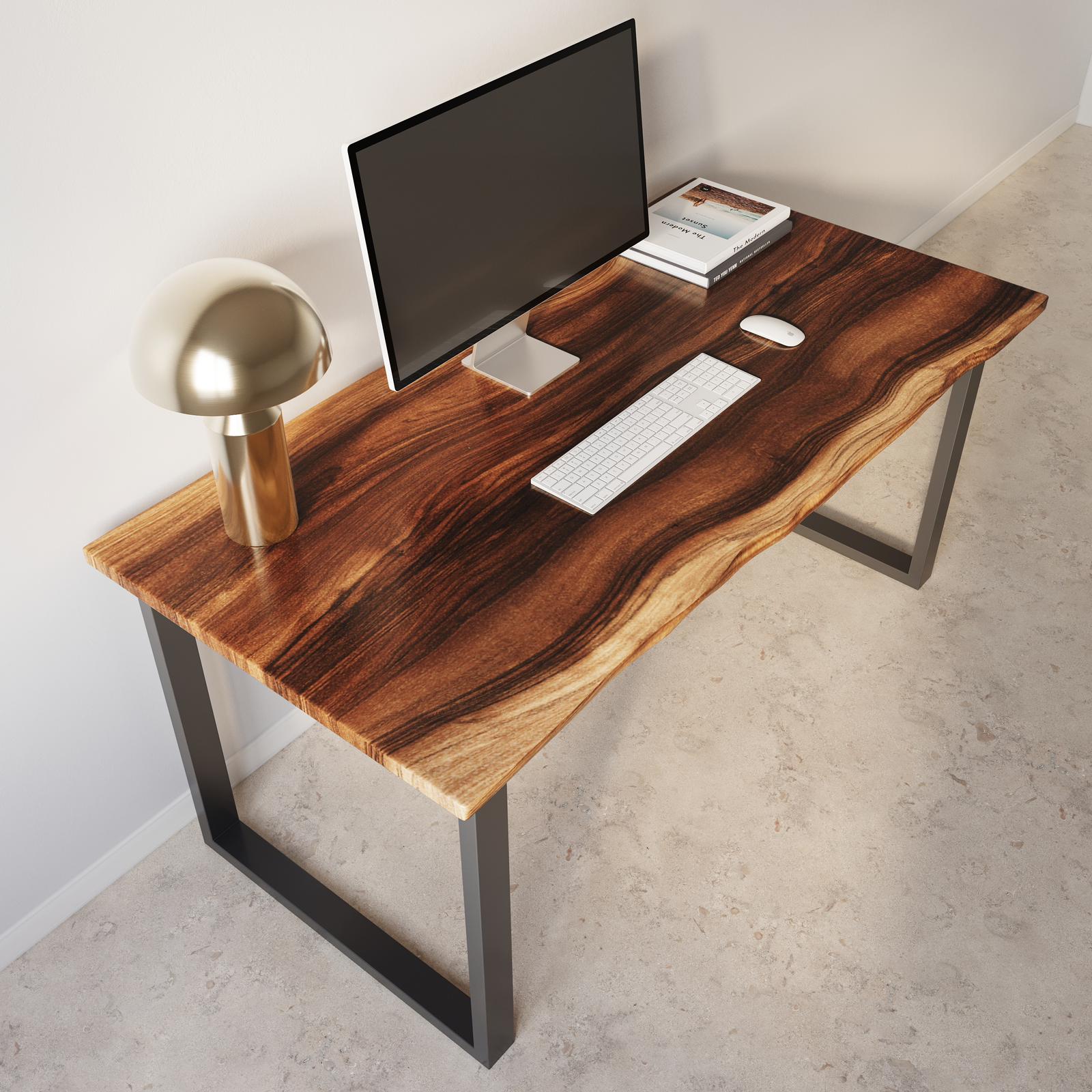 Walnut Live Edge Standing Desk - UMBUZÖ