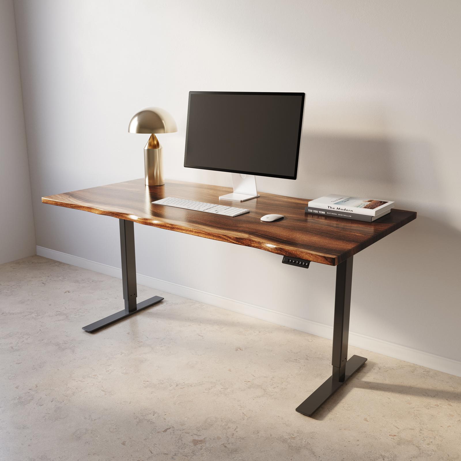 Walnut Live Edge Standing Desk - UMBUZÖ