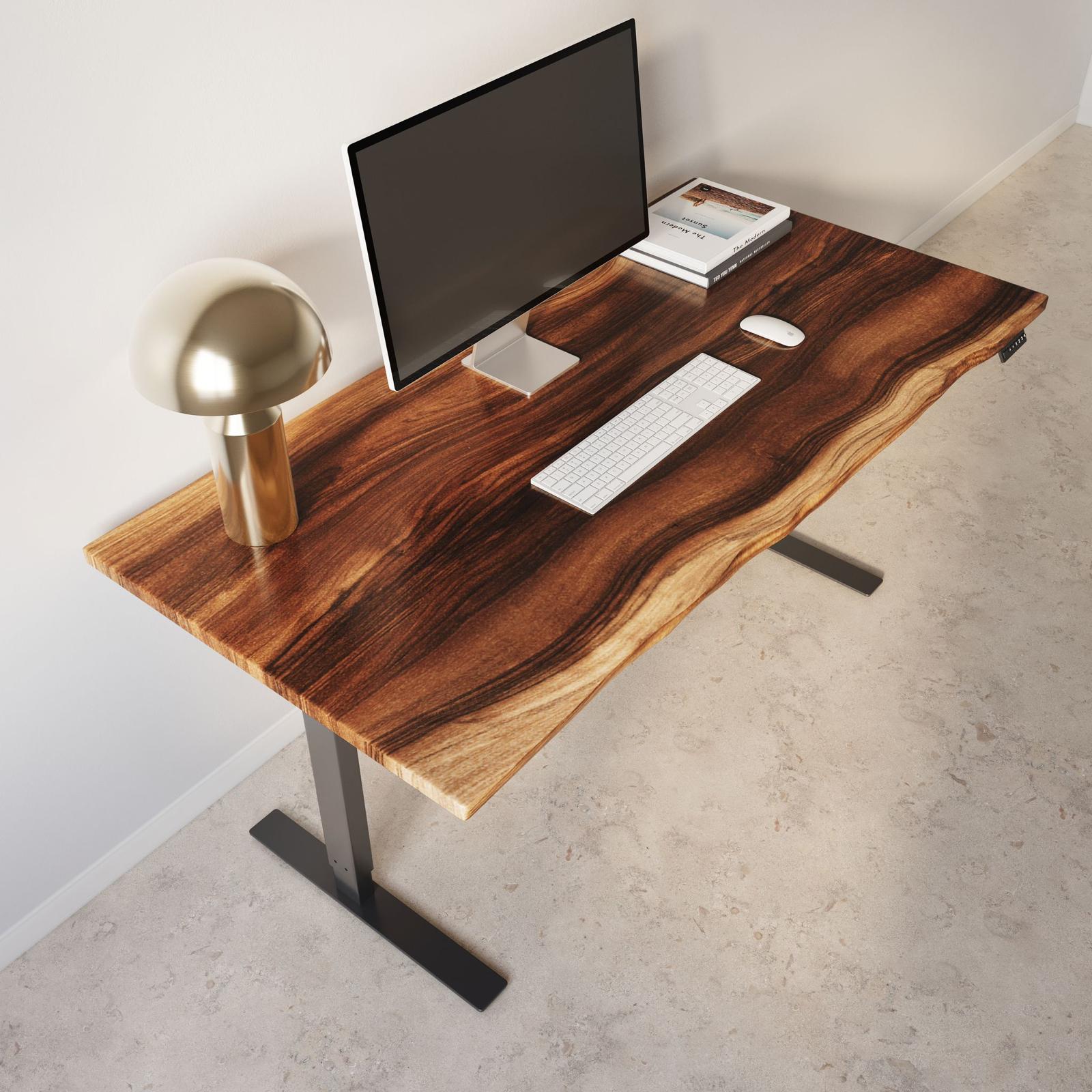 Walnut Live Edge Standing Desk - UMBUZÖ